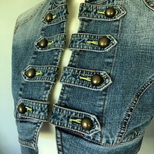 Denim Cropped Jean Jacket